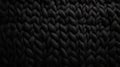 Rebellious Crafts: Detailed Closeup Of Black Knit In David Burdeny Style
