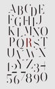 Rebirth, the neoclassical font