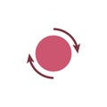 reboot sign icon. Element of web icon for mobile concept and web apps. Colored isolated reboot sign icon can be used for web and