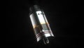 Rebuildable dripping atomizer for vape clouds. 3d render