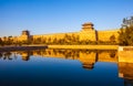 The rebuilding city wall of Datong. Royalty Free Stock Photo