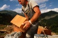 Rebuilding in Kosovo. Royalty Free Stock Photo