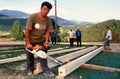Rebuilding in Kosovo. Royalty Free Stock Photo