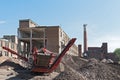 Rebuilding and partial demolition of an old former paper mill