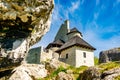 rebuilt old castle in Bobolice