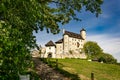 rebuilt old castle in Bobolice