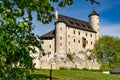 rebuilt old castle in Bobolice