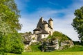 rebuilt old castle in Bobolice