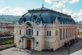 The rebuilt Royal Riding Hall Kiralyi lovarda at Buda Castle