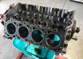 Rebuilt V8 Engine Block Ready for Install Royalty Free Stock Photo