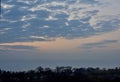 Receding Storm Clouds Over Lake Michigan #2 Royalty Free Stock Photo