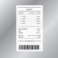 Receipt bill paper invoice,receipt template