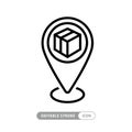 Receive order in pick up and collection point, click and collect icon