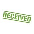 Received Stamp, Received Grunge Square Sign Royalty Free Stock Photo
