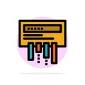 Receiver, Router, Wifi, Radio Abstract Circle Background Flat color Icon