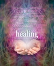 Receiving healing Royalty Free Stock Photo