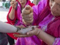 Receiving a Henna Tattoo in Morocco