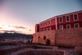 Recently renovasted building in Ibiza`s medieval age old town of Dalt Vila, in Ibiza Town Royalty Free Stock Photo