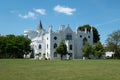 Recently restored Strawberry Hill House and Garden in Twickenham, west London UK. An example of Gothic Revival architecture.