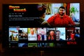 Recep Ivedik 6 - Netflix television screen with popular series choice. Movies