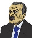 Recep Tayyip Erdogan, President of Turkey since 2014, Prime Minister 2003 - 2014, Justice and Development Party AKP