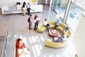 Reception Area Of Modern Office Building With People Royalty Free Stock Photo