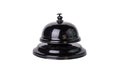 Reception bell isolated on white background. Services provision in hotel, stores, cafes. Way to alert staff Royalty Free Stock Photo