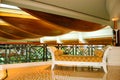 Reception lobby area in luxury hotel Royalty Free Stock Photo