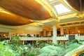 Reception lobby area in luxury hotel Royalty Free Stock Photo