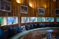 Reception of the luxury Hotel and Yurt Camp close to the National Park Torres del Paine, Patagonia of Chile