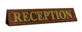 Reception nameplate