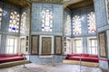 Reception room for foreign ambassadors during the Ottoman rule. Topkapi Museum