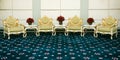 Reception room in a hotel Royalty Free Stock Photo