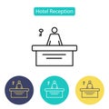 Reception Vector Icon Royalty Free Stock Photo