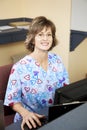 Receptionist in Doctors Office Royalty Free Stock Photo