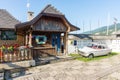 Receptionist of hotel Mechavnik In Drvengrad Kusturica, Serbia Royalty Free Stock Photo