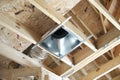 Recessed lighting can.