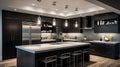 recessed lighting kitchen Royalty Free Stock Photo