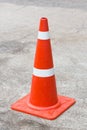 Recessed reflective traffic cone