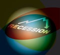 Recession - busines concept