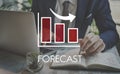 Recession Decrease Business Barchart Concept Royalty Free Stock Photo