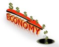 Recession Economy 3D Graphic