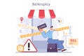 Recession effect. Bankruptcy is a significant, widespread, and prolonged