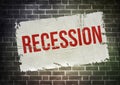 Recession - temporary economic decline warning