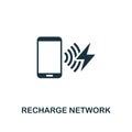 Recharge Network icon. Premium style design from urbanism icon collection. UI and UX. Pixel perfect Recharge Network icon for web