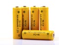 Rechargeable batteries Royalty Free Stock Photo
