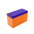 Rechargeable battery for uninterruptible power supply, 3D render