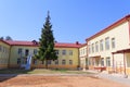 RECHITSA, BELARUS - June 3, 2015: Rechitsa boarding school for children with disabilities, street Krasikov 40,