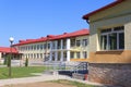 RECHITSA, BELARUS - June 3, 2015: Rechitsa boarding school for children with disabilities, street Krasikov 40,