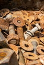 Recicle metal rusty metal Royalty Free Stock Photo